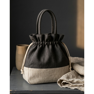Bucket Bag Sewing Pattern | Drawstring Project Bag Pattern PDF