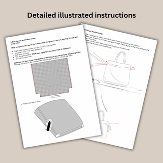 3 Bag Pattern Bundle: Knot Bag, Hobo Bag & Bucket Bag Sewing Patterns (PDF Patterns)