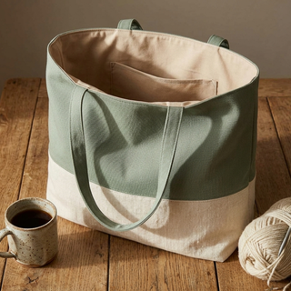 Tote Bag Sewing Pattern PDF — Flat Base Design, 5 Sizes XS–XL