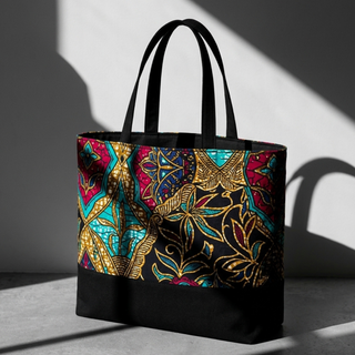 Tote Bag Sewing Pattern PDF — Flat Base Design, 5 Sizes XS–XL
