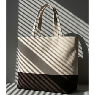 Tote Bag Sewing Pattern PDF — Flat Base Design, 5 Sizes XS–XL
