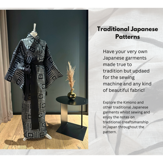 Japanese Sewing Pattern - Traditional Japanese garments styled and crafted for sewing machines.