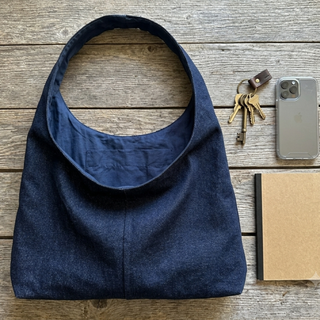 Hobo Bag Sewing Pattern – Slouchy Shoulder Bag, XS to XL