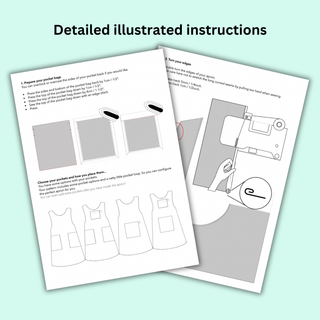 Japanese Cross Back Apron Pattern (PDF)
