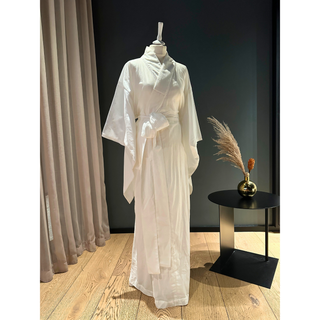 Haori Yukata & Kimono Sewing Pattern showcased on a mannequin, emphasizing traditional Japanese design elegance.