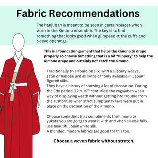 Fabric recommendations for Kimono Wrap Top Sewing Pattern featuring ideal materials for draping.
