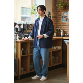 Men's Kimono Jacket Sewing Pattern | Kimono Jacket Size XXS - 3XL