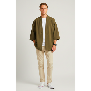 Men's Kimono Jacket Sewing Pattern | Kimono Jacket Size XXS - 3XL