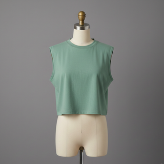 Crop Top Pattern PDF | Easy Summer Sewing Patterns for Women XS-3XL | Sleeveless Cropped Top