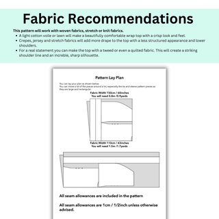 Sleeveless Top Pattern PDF | Easy Women's  Summer Blouse Sewing Patterns XXS-3XL (Digital Download)