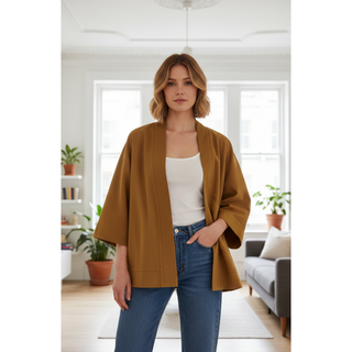 Kimono Jacket Pattern (Short Robe) | Slouchy Kimono Jacket Sewing Pattern  (PDF)