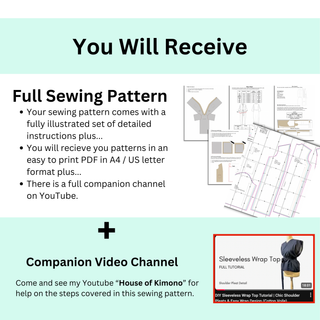 Women's Easy Dressing Gown & Robe Sewing Pattern (XS-3XL)